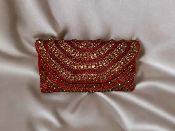 Red Clutch Purse - Image 4