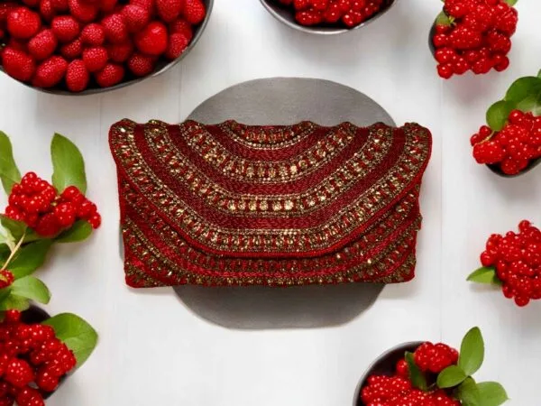 Red Clutch Purse - Image 3