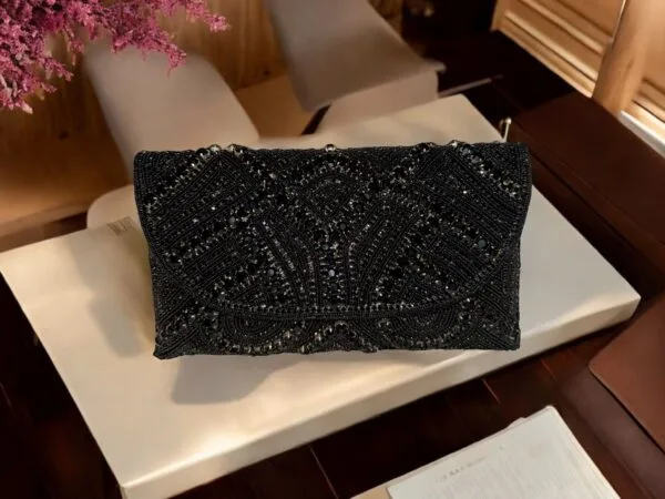 Black Clutch Purse - Image 5