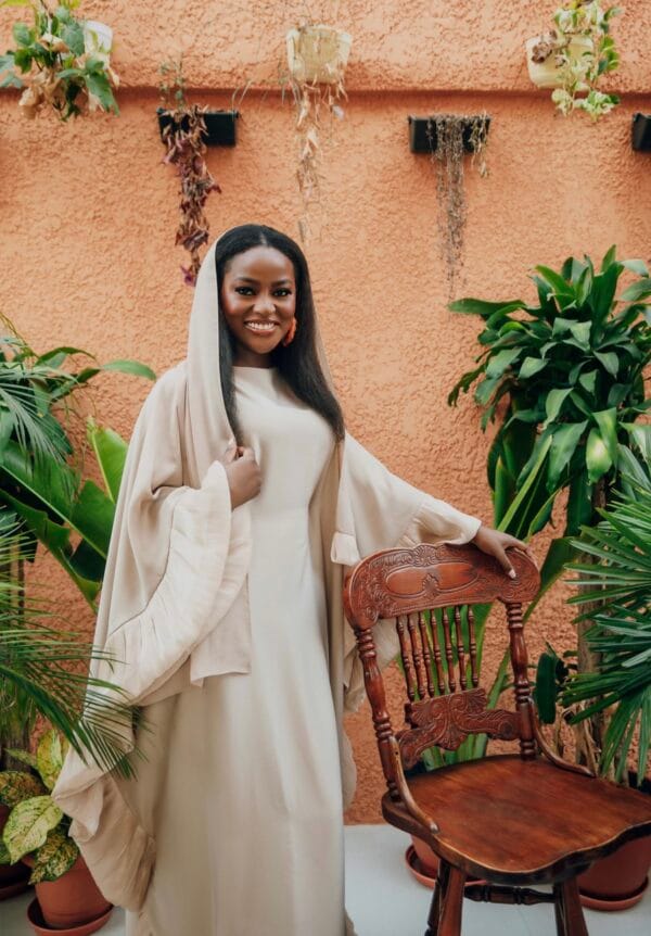 Beige Dress - Bubus Abayas Kaftans - Image 3
