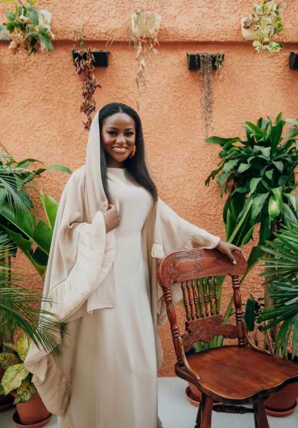 Beige Dress - Bubus Abayas Kaftans - Image 3