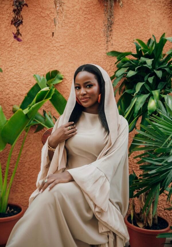 Beige Dress - Bubus Abayas Kaftans - Image 4